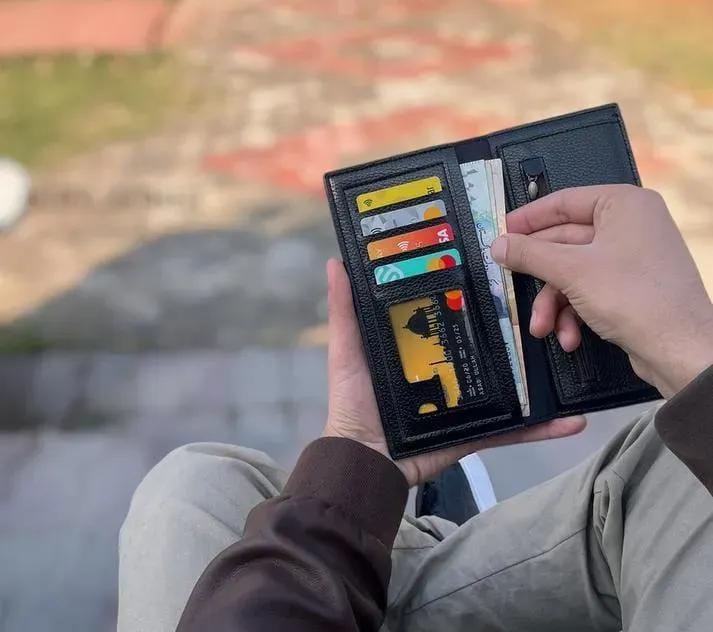 Men's Leather Wallet Bifold honey Design _M