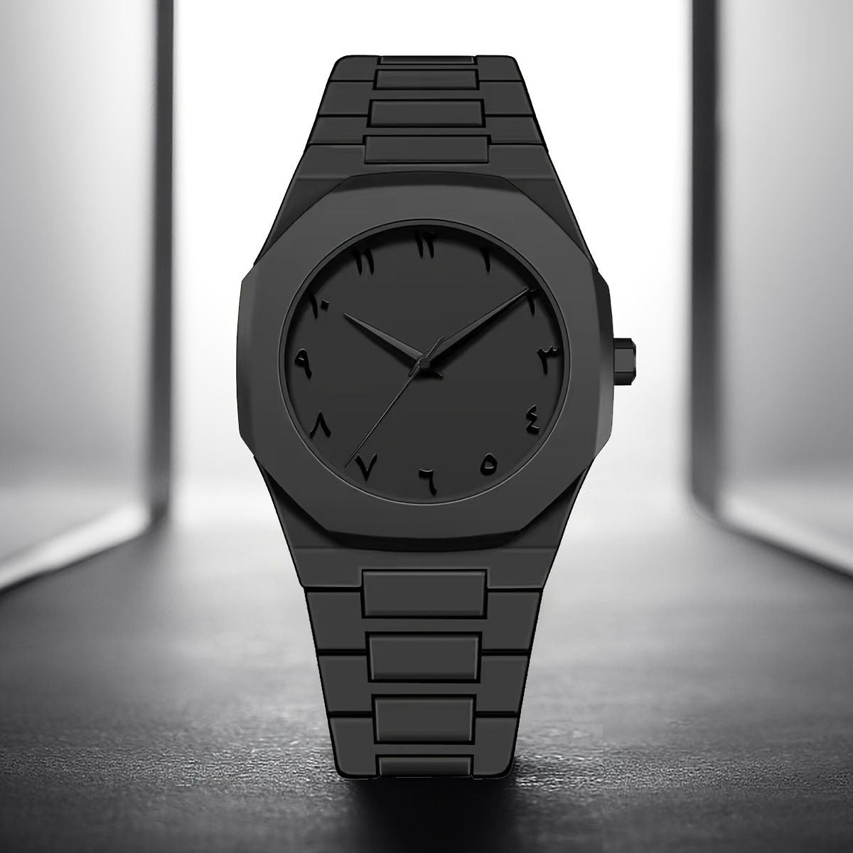 Full BLACK AURA Quartz Watch – Lightweight Design, , Premium Quality &amp; Finish - Best Quality Analog Watch For Boys - Watch For Men | Full Black Color Watch - Without Box