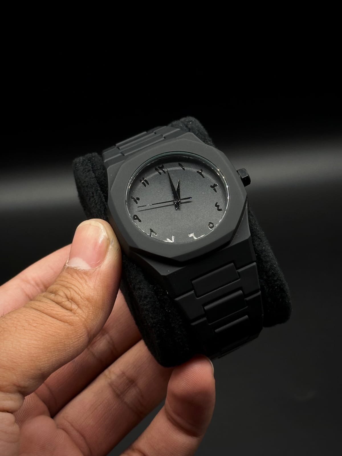 Full BLACK AURA Quartz Watch – Lightweight Design, , Premium Quality &amp; Finish - Best Quality Analog Watch For Boys - Watch For Men | Full Black Color Watch - Without Box