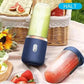Portable 2-in-1 Juicer Blender Blue ABS Travel