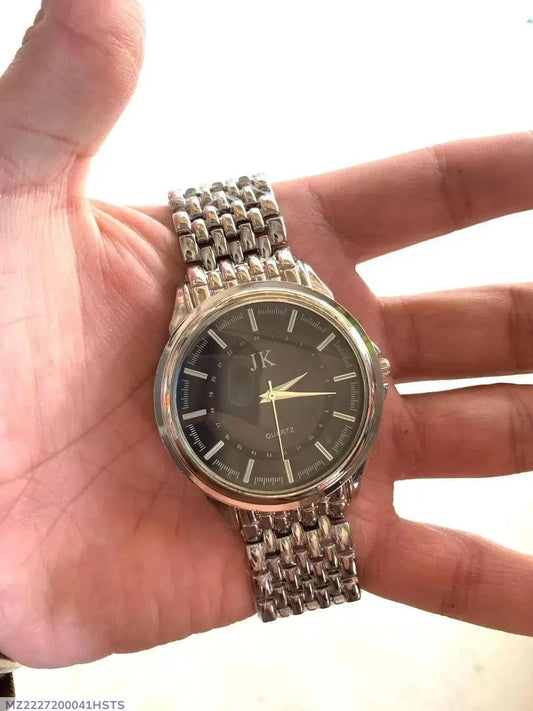 Men's Stainless Steel Analog Watch with Skin Friendly Strap _M
