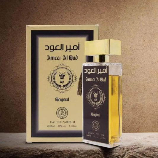 Ameer Al Oud Perfume 100Ml Golden Men Long Lasting _M