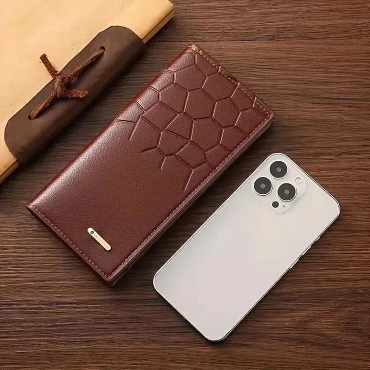 Men's Leather Wallet Bifold honey Design _M