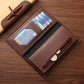 Men's Leather Wallet Bifold honey Design _M
