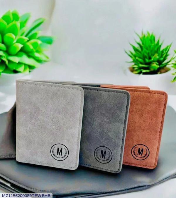 Men's Monogram Leather Wallet Multicolor
