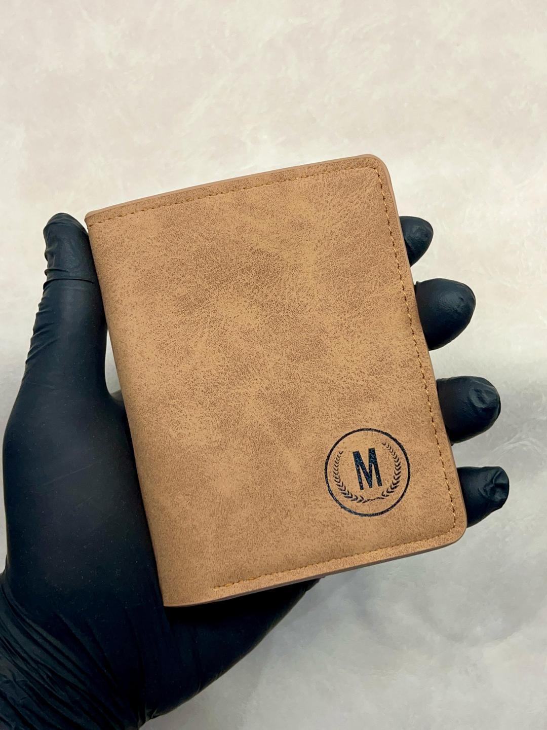 Men's Monogram Leather Wallet Multicolor