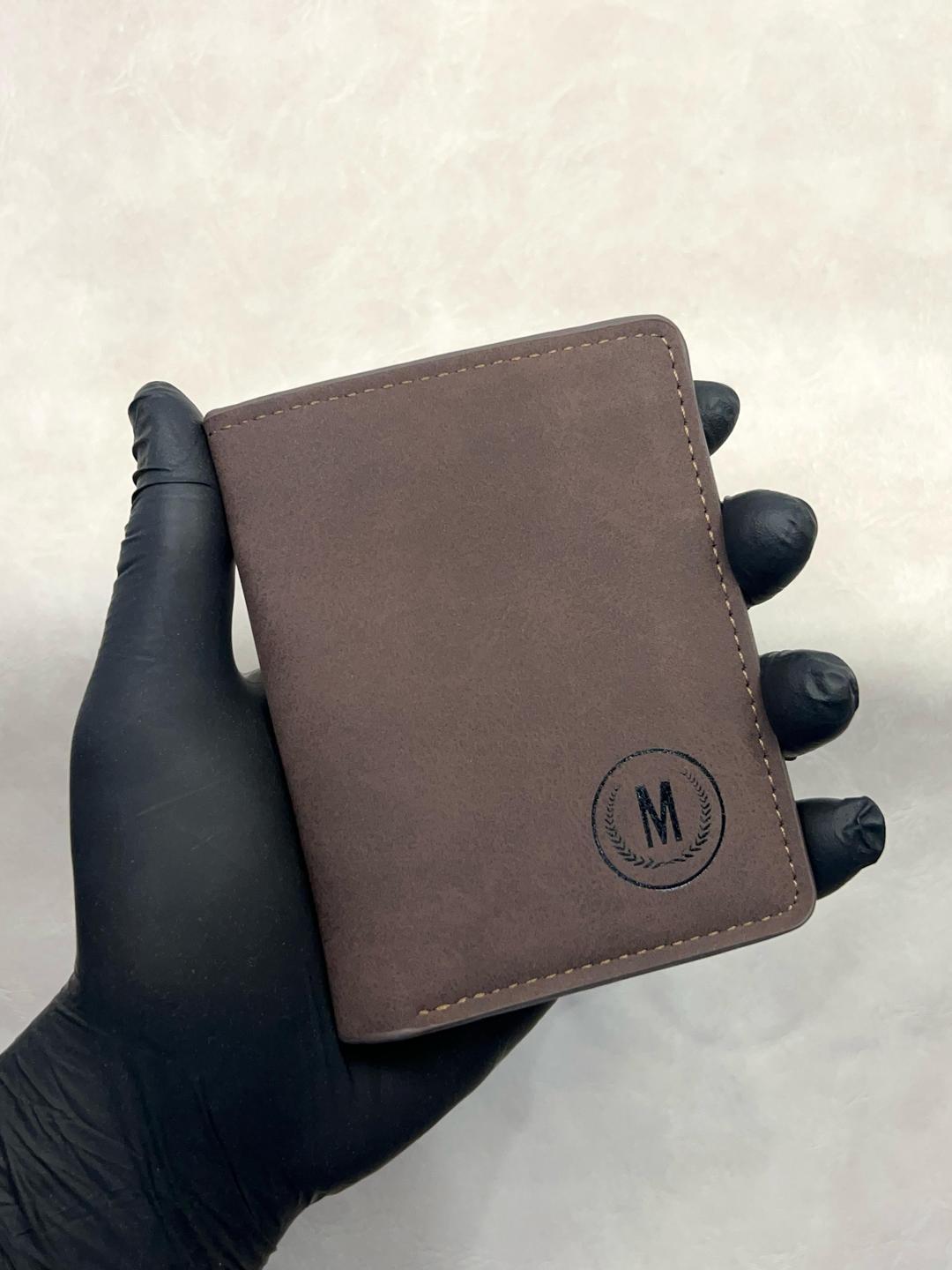 Men's Monogram Leather Wallet Multicolor