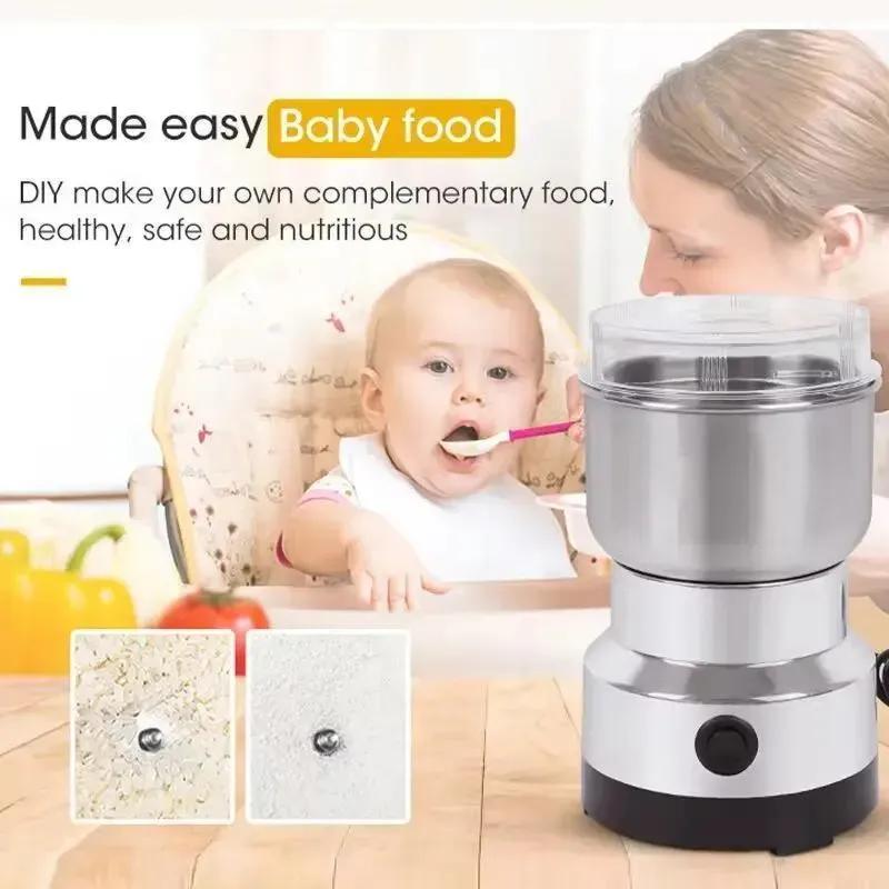 Electric Spice Grinder Stainless Steel Multicolor _M