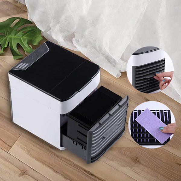 Portable Mini Air Humidifier White Quiet Cooling _M