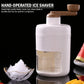 Manual Ice Shaver & Gola Ganda Maker – Portable Ice Crusher Machine for Home Use with Stainless Steel Blades