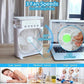 10-Inch Desktop Water Mist Fan – Portable Humidifier Air Cooler with 5-Hole Spray, 3 Speed Modes, and LED Night Light
