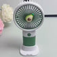 Rechargeable Mini Handy Fruit Character Fan Portable USB Cooling Fan Cute Design Handheld Fan for Kids and Travel (Random Color)