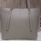 Brown Faux Leather Tote Bag for Women